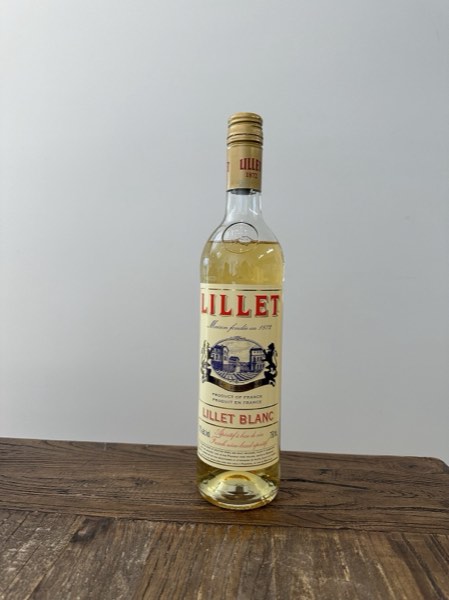 Lillet Blanc with Frozen Orange Slice